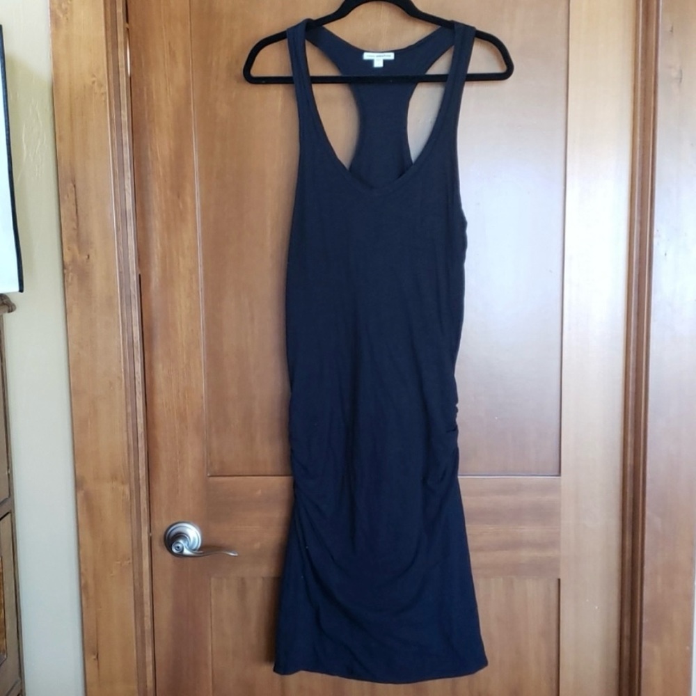 Black James Perse Midi Bodycon